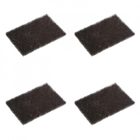 Lot de 4 Filtres à Charbon "Poubelle Safir" 11cm Noir|Equipement de Cuisine|Paris Prix