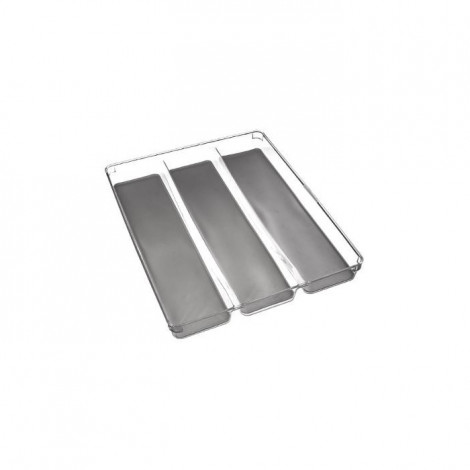 Range-Couverts "3 Compartiments" 40cm Gris|Equipement de Cuisine|Paris Prix