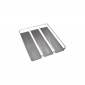 Range-Couverts "3 Compartiments" 40cm Gris|Equipement de Cuisine|Paris Prix