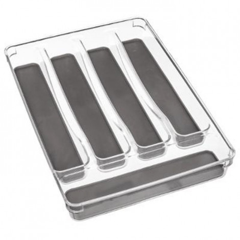 Range-Couverts "5 Cases" 32cm Gris|Equipement de Cuisine|Paris Prix