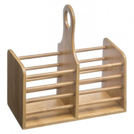 Range-Couverts Bambou "Double" 20cm Naturel|Equipement de Cuisine|Paris Prix