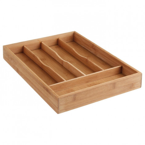 Range-Couverts Design "Bambou" 34cm Naturel|Equipement de Cuisine|Paris Prix