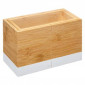 Pot Range-Couverts Bambou "Modern" 18cm Blanc|Equipement de Cuisine|Paris Prix