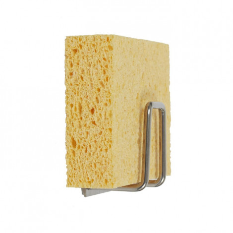Support Éponge Adhésif "Inox" 4cm Argent|Equipement de Cuisine|Paris Prix