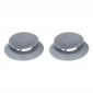Lot de 2 Bouchons d'Évier "Pluc" 6cm Gris|Equipement de Cuisine|Paris Prix