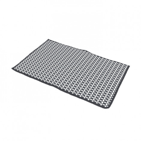 Tapis Vaisselle "Geoflower" 35x45cm Noir & Blanc|Equipement de Cuisine|Paris Prix