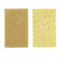 Lot de 2 Éponges Naturelles "Fibres" 11cm Jaune|Entretien de la Maison|Paris Prix