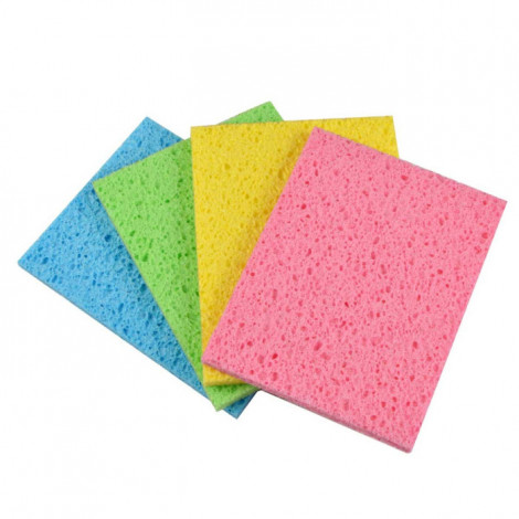 Lot de 4 Éponges "Multi-Usages" 15cm Multicolore|Entretien de la Maison|Paris Prix