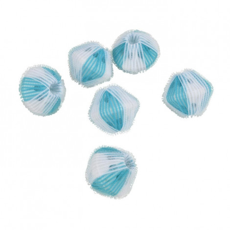 Lot de 6 Balles de Lavage "Ménage" 5cm Bleu|Entretien de la Maison|Paris Prix
