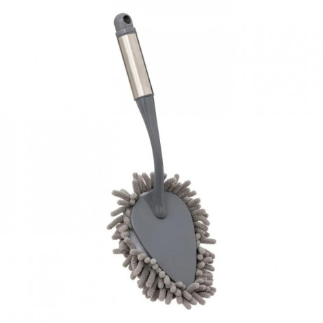 Mini Plumeau "Microfibre" 36cm Gris & Argent|Entretien de la Maison|Paris Prix