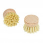 Lot de 2 Têtes de Rechange Brosse Vaisselle "Vintage" 5cm Naturel|Entretien de la Maison|Paris Prix