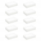 Lot de 10 Éponges Magiques "Gomme" 10cm Blanc|Entretien de la Maison|Paris Prix