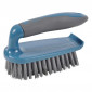 Brosse à Récurer "Poignée" 15cm Anthracite & Bleu Paon|Entretien de la Maison|Paris Prix