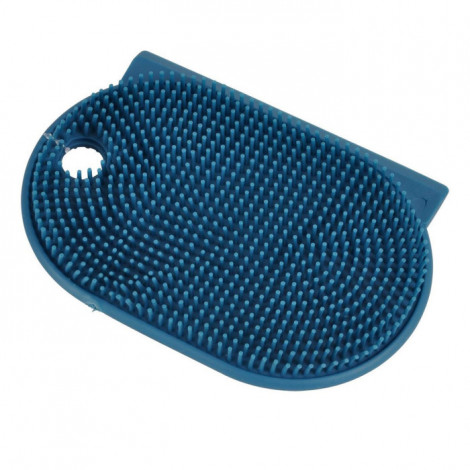 Brosse Multifonction Silicone "Plate" 12cm Bleu Paon|Entretien de la Maison|Paris Prix