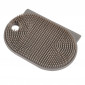 Brosse Multifonction Silicone "Plate" 12cm Taupe|Entretien de la Maison|Paris Prix