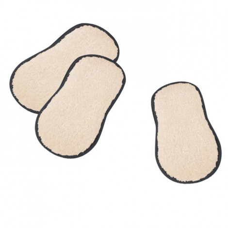 Lot de 3 Éponges "Antibactérien" 18cm Naturel|Entretien de la Maison|Paris Prix