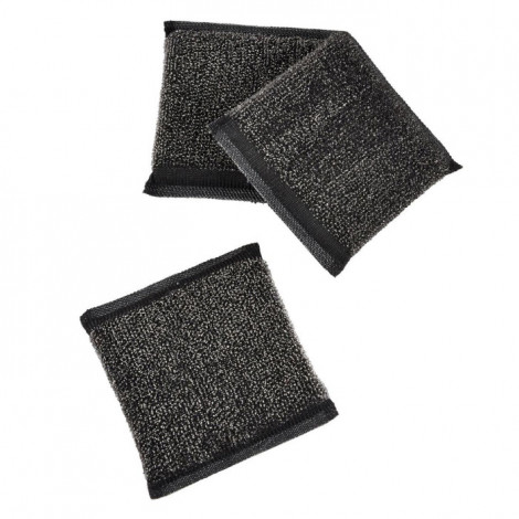 Lot de 3 Éponges "Grattantes" 10cm Gris|Entretien de la Maison|Paris Prix