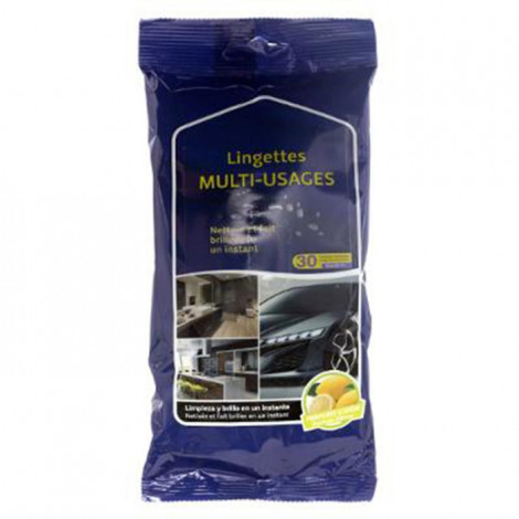 Lot de 30 Lingettes "Multi-Usages" 20cm Blanc|Entretien de la Maison|Paris Prix