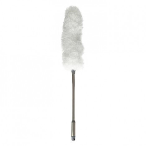 Plumeau Tête Pivotante "Manche Inox" 78cm Argent|Entretien de la Maison|Paris Prix