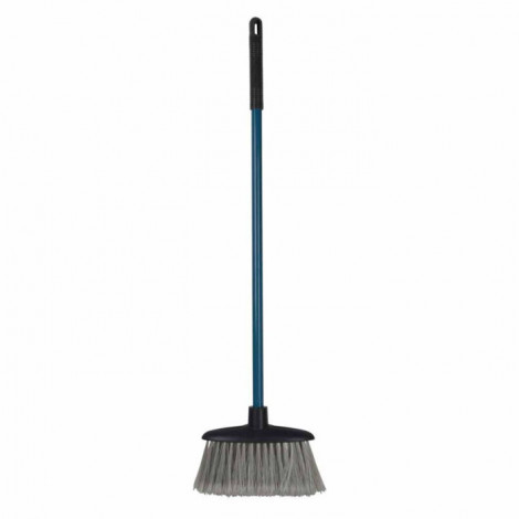 Balai en Métal "Poussière" 69cm Anthracite & Bleu Paon|Entretien de la Maison|Paris Prix
