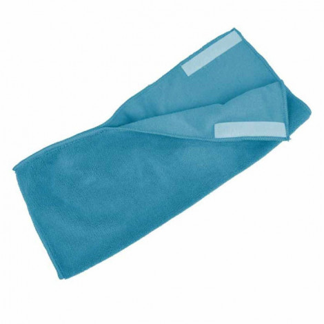 Serpillière Microfibre "Velcro" 18x40cm Bleu Paon|Entretien de la Maison|Paris Prix