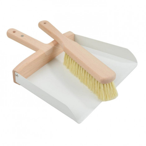 Pelle & Balayette en Bois "Vintage" 31cm Blanc|Entretien de la Maison|Paris Prix