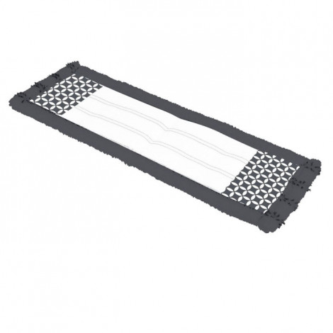 Serpillière pour Balai Microfibre "Geoflower" 42cm Noir & Blanc|Entretien de la Maison|Paris Prix
