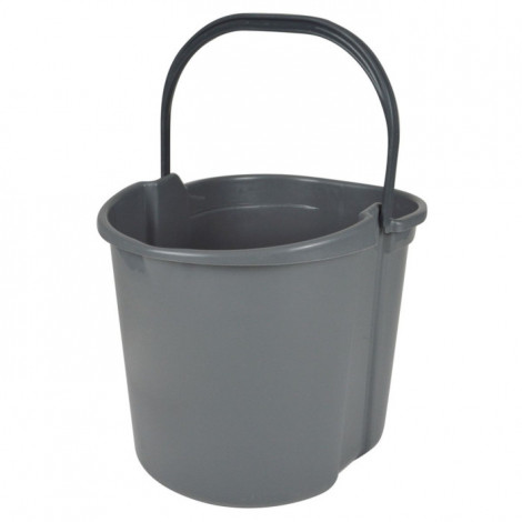 Seau avec Anse "Recyclé" 13L Gris|Entretien de la Maison|Paris Prix