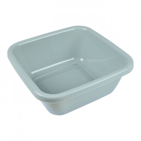 Bassine Carrée "Bassin" 15L Bleu Givré|Entretien de la Maison|Paris Prix