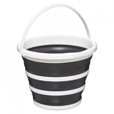 Seau Pliable 10L "Bucket" 32cm Gris|Entretien de la Maison|Paris Prix