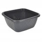 Bassine Carrée "Diamant" 9L Anthracite|Entretien de la Maison|Paris Prix