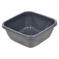 Bassine Carrée "Bassin" 15L Anthracite|Entretien de la Maison|Paris Prix