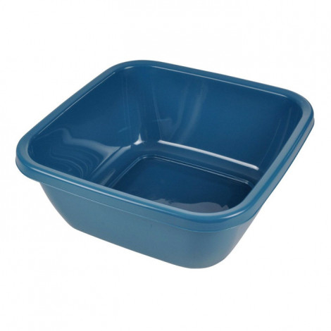 Bassine Carrée "Bassin" 15L Bleu Paon|Entretien de la Maison|Paris Prix