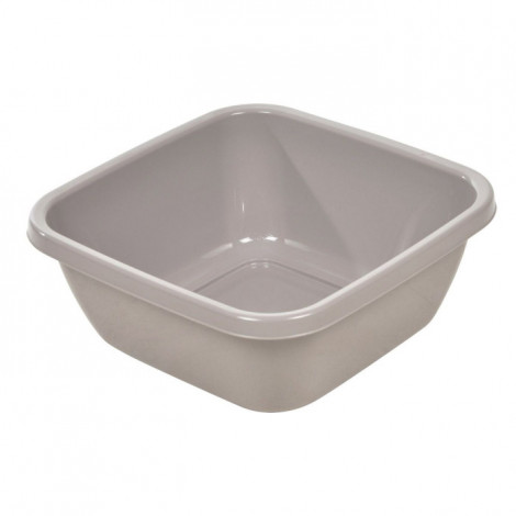 Bassine Carrée "Bassin" 15L Taupe|Entretien de la Maison|Paris Prix