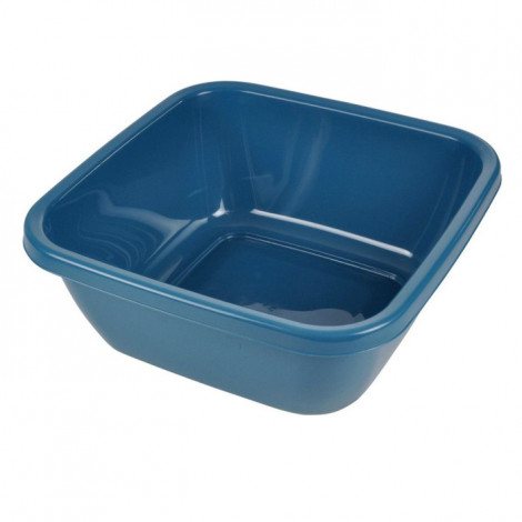 Bassine Carrée "Bassin" 6L Bleu Paon|Entretien de la Maison|Paris Prix