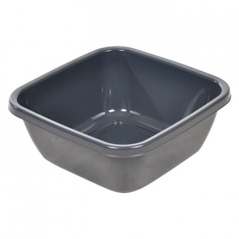 Bassine Carrée "Bassin" 9L Anthracite|Entretien de la Maison|Paris Prix