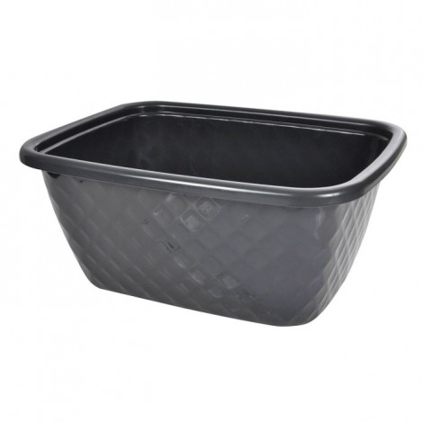 Bassine Ovale "Diamant" 16L Anthracite|Entretien de la Maison|Paris Prix