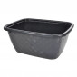 Bassine Ovale "Diamant" 16L Anthracite|Entretien de la Maison|Paris Prix
