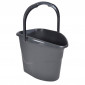 Seau avec Anse "Lavage" 15L Anthracite|Entretien de la Maison|Paris Prix
