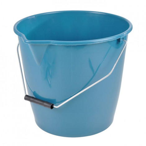 Seau "Bec & Anse" 12L Bleu Paon|Entretien de la Maison|Paris Prix