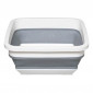 Bassine Carrée "Rétractable" 8L Blanc & Gris|Entretien de la Maison|Paris Prix