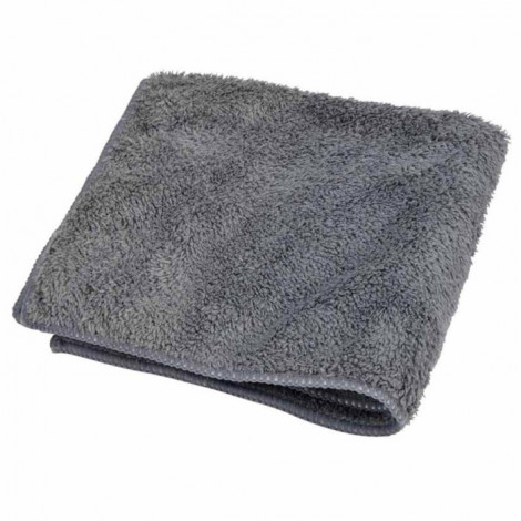 Chiffon Microfibre "Poils Longs" 40x40cm Anthracite|Entretien de la Maison|Paris Prix