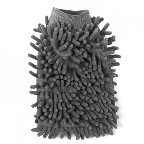 Gant Microfibre "Chenille" 25cm Gris|Entretien de la Maison|Paris Prix