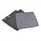Lot de 3 Chiffons "Geoflower" 30x30cm Gris & Blanc|Entretien de la Maison|Paris Prix