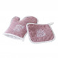 Gant & Manique "Bonheur" 28cm Rose|Linge de Cuisine|Paris Prix