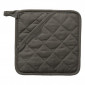 Manique de Cuisine "Tissu & Silicone" 18cm Gris|Linge de Cuisine|Paris Prix