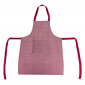 Tablier de Cuisine Imprimé "Olia" 80cm Rouge|Linge de Cuisine|Paris Prix