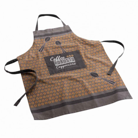 Tablier de Cuisine "Cappuccino" 84cm Marron|Linge de Cuisine|Paris Prix
