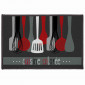 Tapis de Cuisine "Cuisinette" 40x60cm Gris|Linge de Cuisine|Paris Prix
