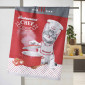 Torchon de Cuisine "Chatouille" 50x70cm Rouge|Linge de Cuisine|Paris Prix